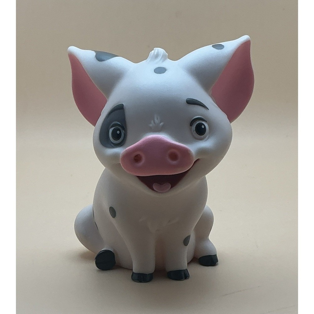 Disney-Pua the Pig, Moana, 3.5" PVC Action Figure Toy Collectible, Cake Topper
